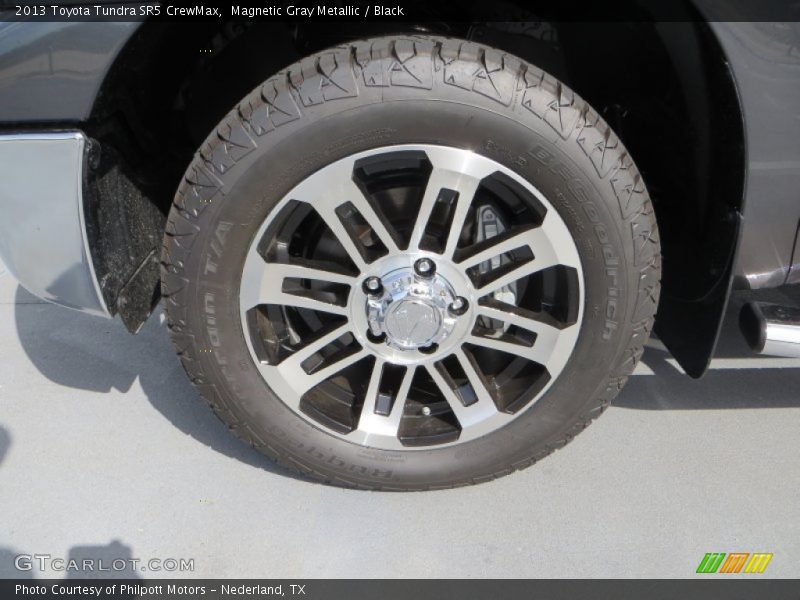 Magnetic Gray Metallic / Black 2013 Toyota Tundra SR5 CrewMax