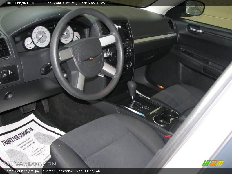 Cool Vanilla White / Dark Slate Gray 2008 Chrysler 300 LX