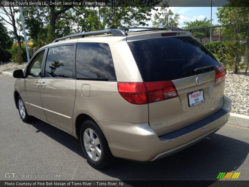 Desert Sand Mica / Fawn Beige 2004 Toyota Sienna LE