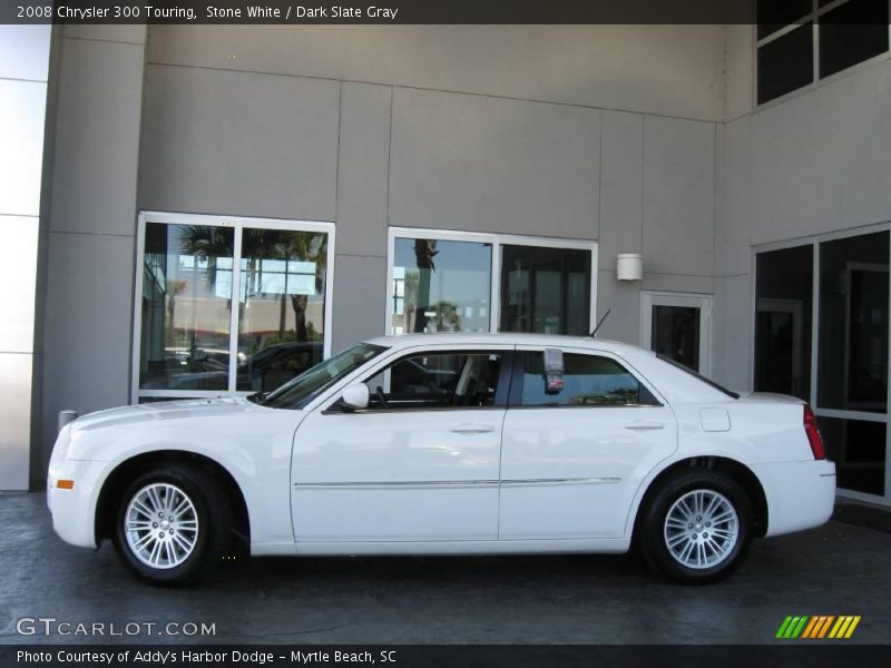Stone White / Dark Slate Gray 2008 Chrysler 300 Touring