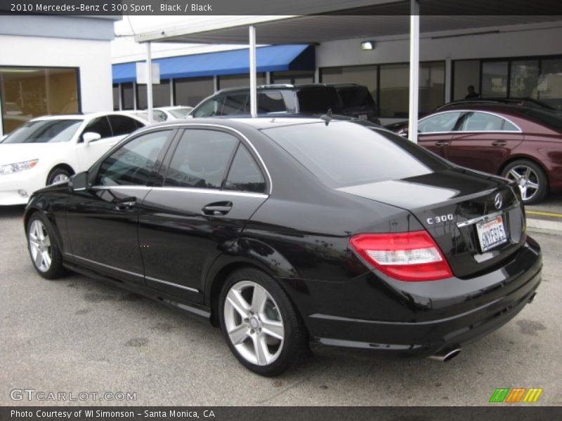 Black / Black 2010 Mercedes-Benz C 300 Sport
