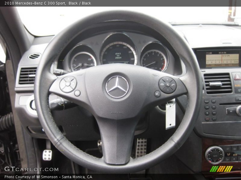 Black / Black 2010 Mercedes-Benz C 300 Sport