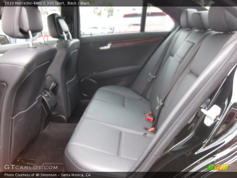 Black / Black 2010 Mercedes-Benz C 300 Sport
