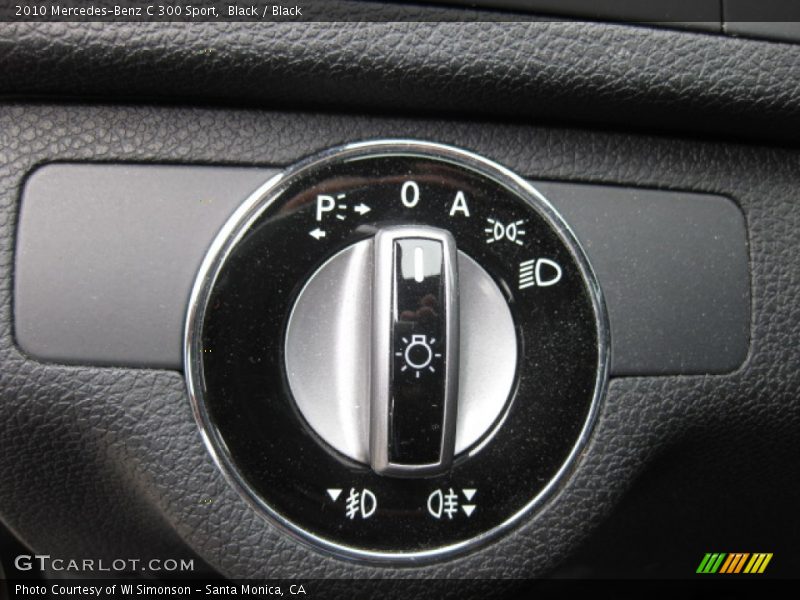 Black / Black 2010 Mercedes-Benz C 300 Sport