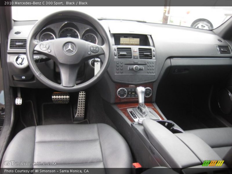 Black / Black 2010 Mercedes-Benz C 300 Sport