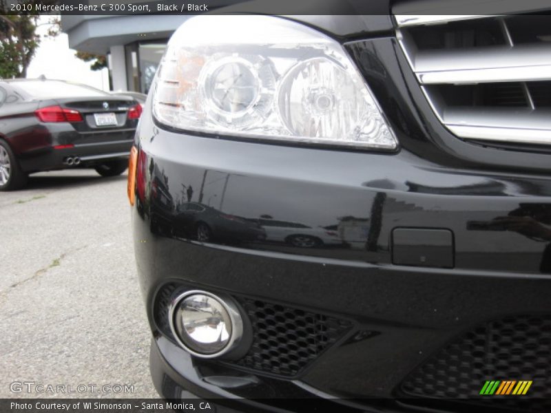 Black / Black 2010 Mercedes-Benz C 300 Sport