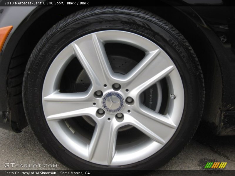 Black / Black 2010 Mercedes-Benz C 300 Sport