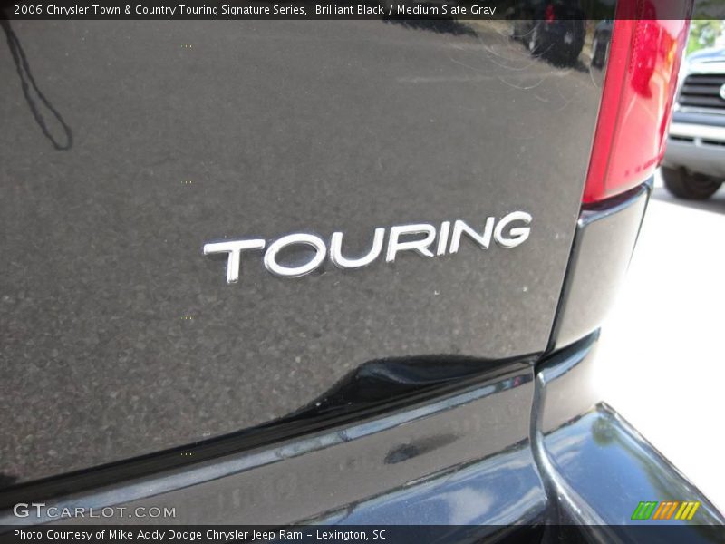 Brilliant Black / Medium Slate Gray 2006 Chrysler Town & Country Touring Signature Series