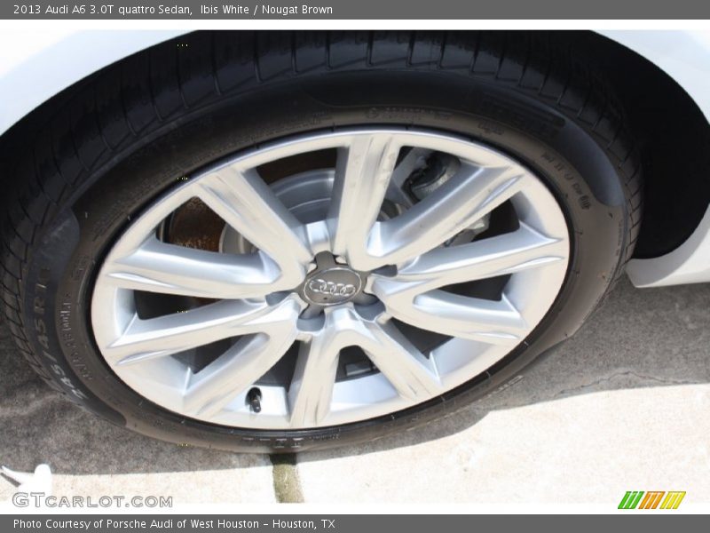 Ibis White / Nougat Brown 2013 Audi A6 3.0T quattro Sedan