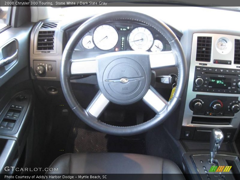 Stone White / Dark Slate Gray 2008 Chrysler 300 Touring