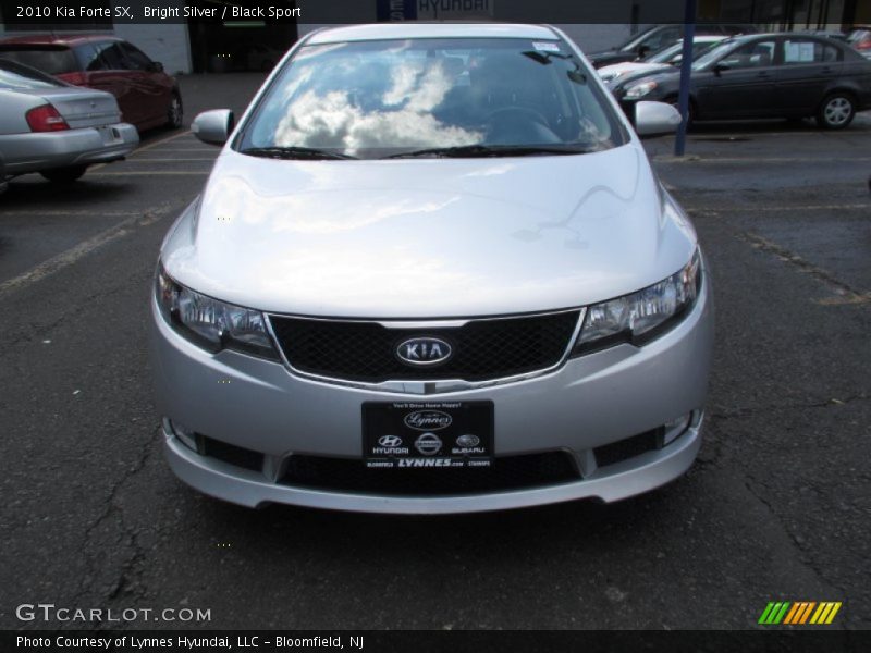 Bright Silver / Black Sport 2010 Kia Forte SX