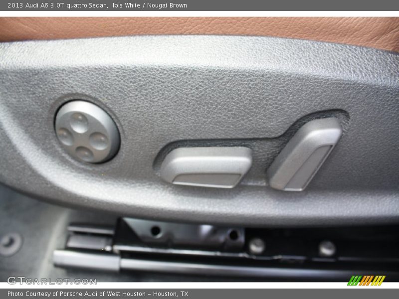 Ibis White / Nougat Brown 2013 Audi A6 3.0T quattro Sedan