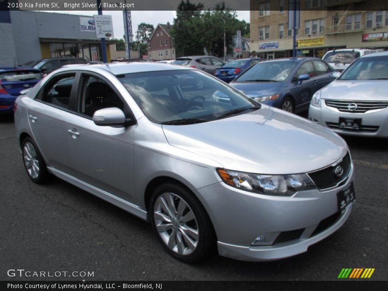 Bright Silver / Black Sport 2010 Kia Forte SX
