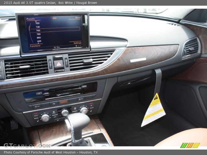 Ibis White / Nougat Brown 2013 Audi A6 3.0T quattro Sedan