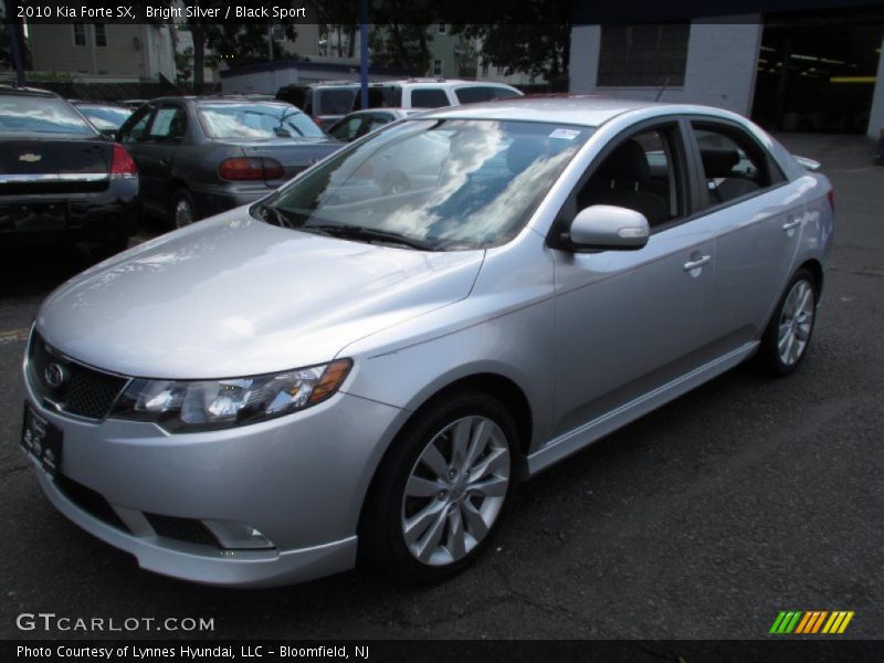 Bright Silver / Black Sport 2010 Kia Forte SX