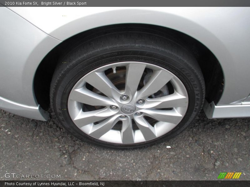 Bright Silver / Black Sport 2010 Kia Forte SX