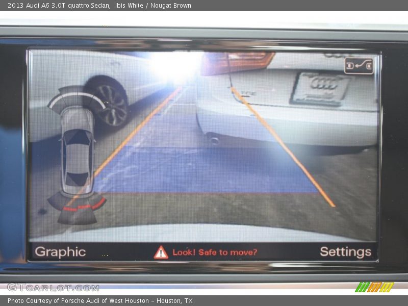 Ibis White / Nougat Brown 2013 Audi A6 3.0T quattro Sedan