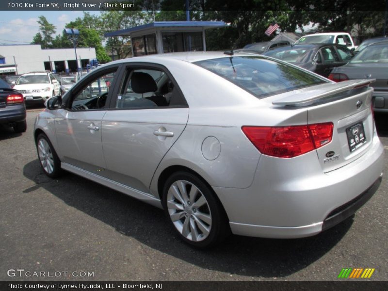 Bright Silver / Black Sport 2010 Kia Forte SX