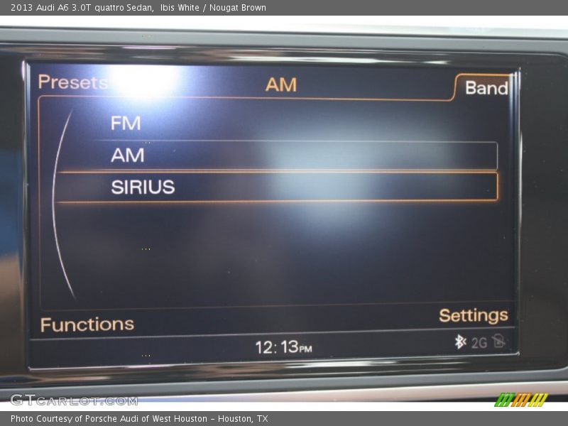 Ibis White / Nougat Brown 2013 Audi A6 3.0T quattro Sedan