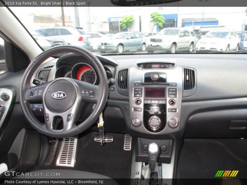 Bright Silver / Black Sport 2010 Kia Forte SX
