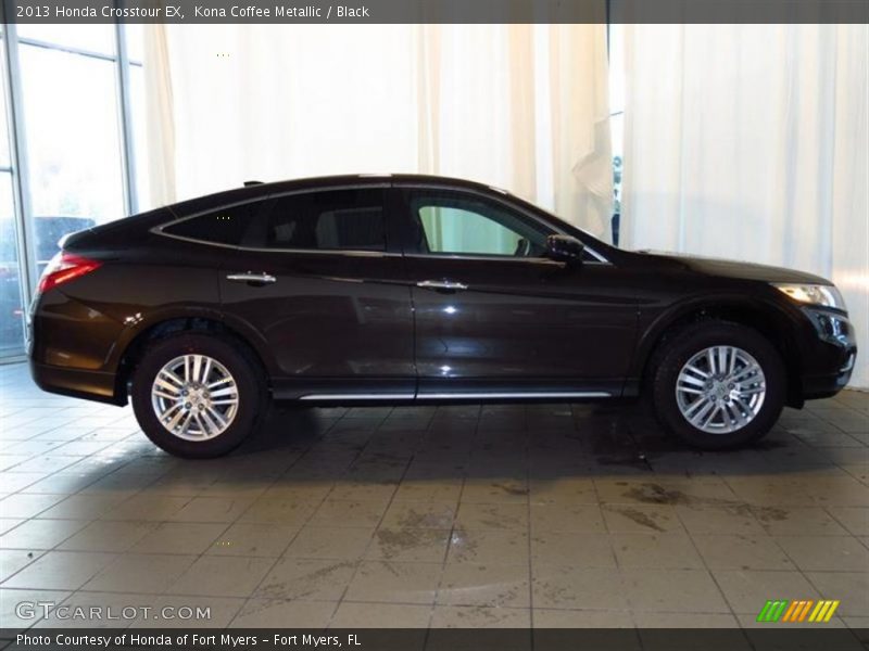 Kona Coffee Metallic / Black 2013 Honda Crosstour EX