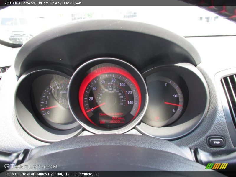 Bright Silver / Black Sport 2010 Kia Forte SX