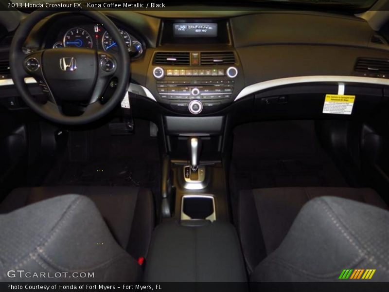 Kona Coffee Metallic / Black 2013 Honda Crosstour EX