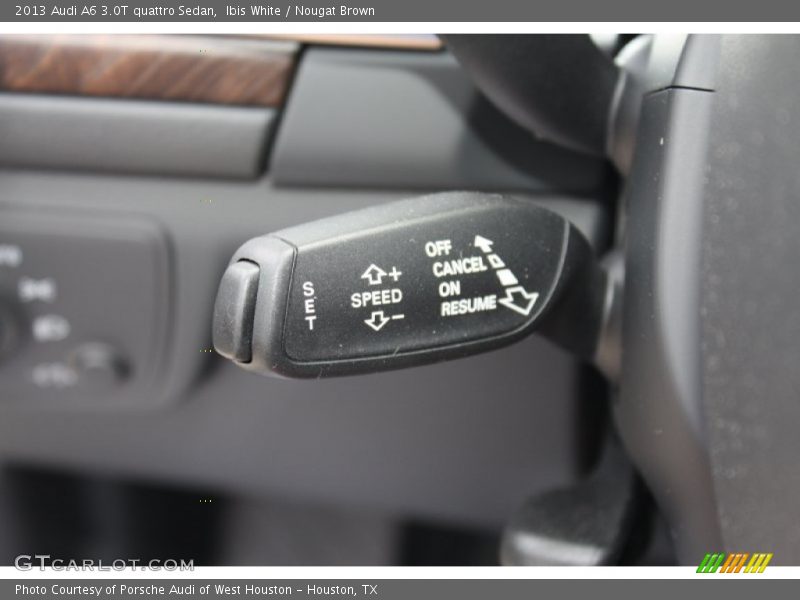 Ibis White / Nougat Brown 2013 Audi A6 3.0T quattro Sedan