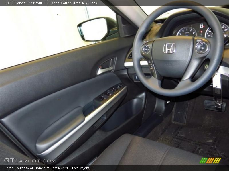 Kona Coffee Metallic / Black 2013 Honda Crosstour EX