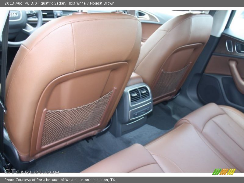 Ibis White / Nougat Brown 2013 Audi A6 3.0T quattro Sedan