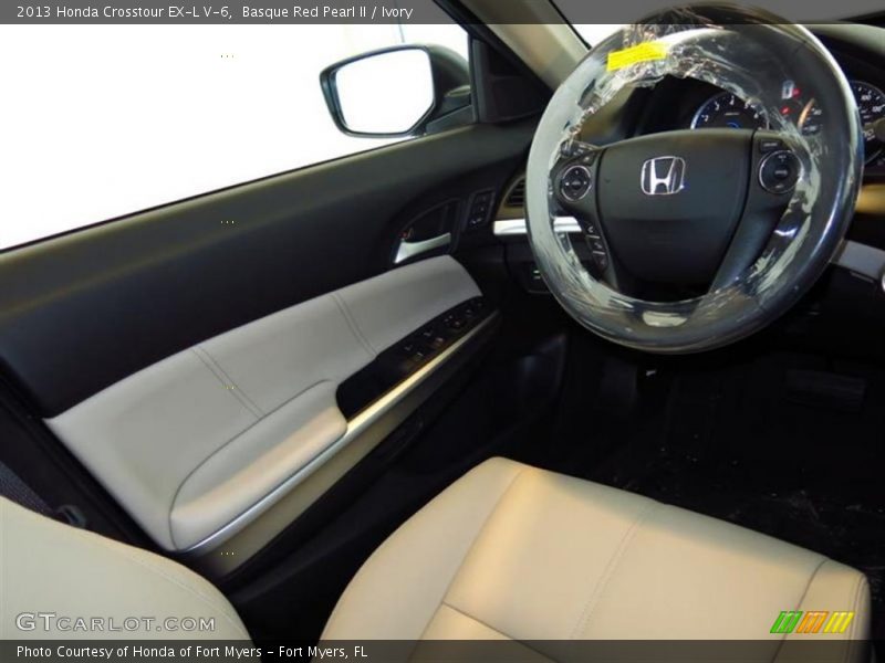 Basque Red Pearl II / Ivory 2013 Honda Crosstour EX-L V-6