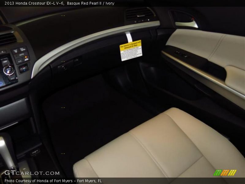 Basque Red Pearl II / Ivory 2013 Honda Crosstour EX-L V-6