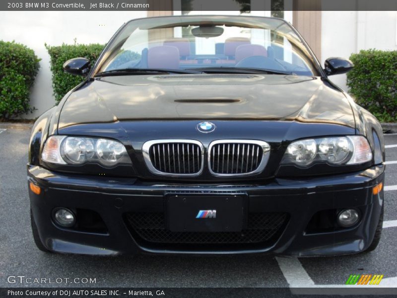 Jet Black / Cinnamon 2003 BMW M3 Convertible