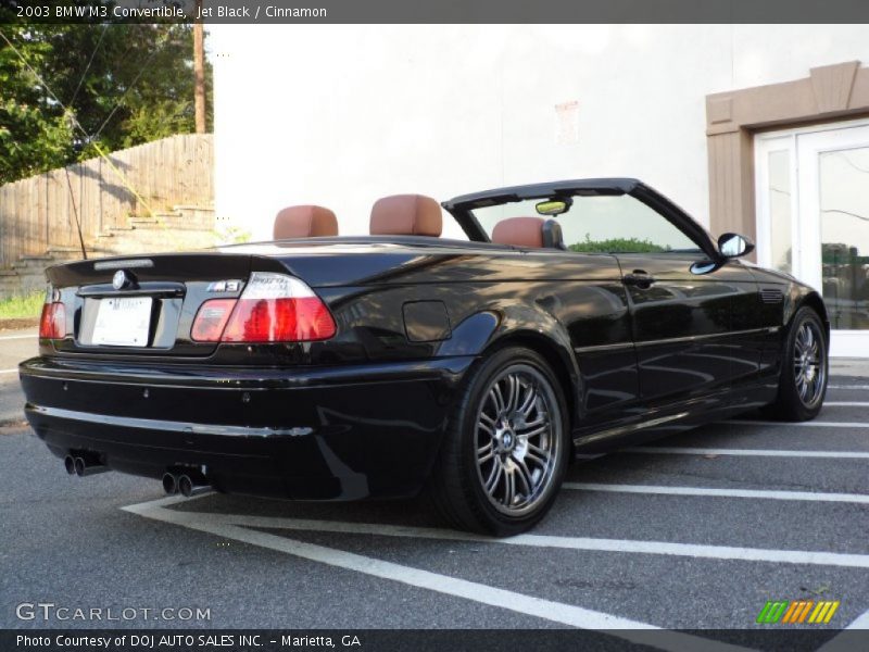 Jet Black / Cinnamon 2003 BMW M3 Convertible