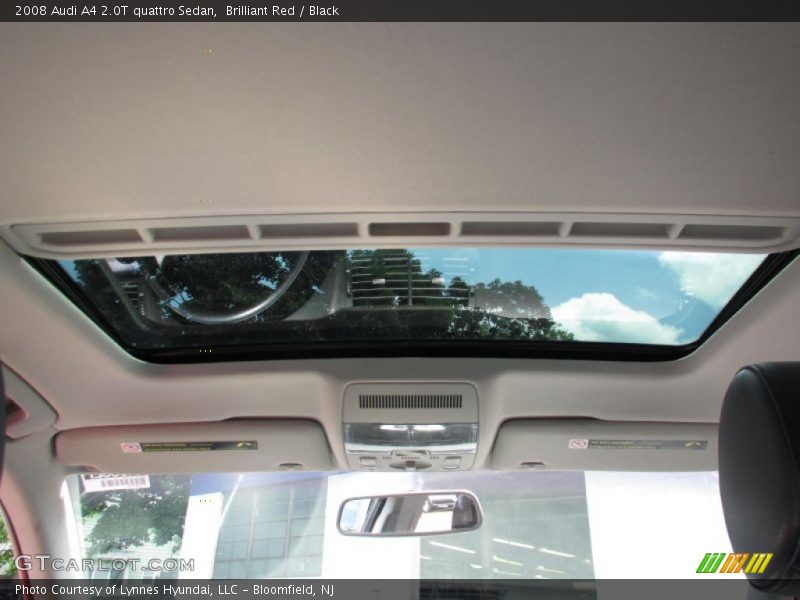 Brilliant Red / Black 2008 Audi A4 2.0T quattro Sedan