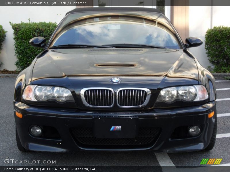 Jet Black / Cinnamon 2003 BMW M3 Convertible