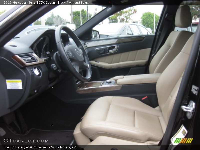 Black / Almond Beige 2010 Mercedes-Benz E 350 Sedan
