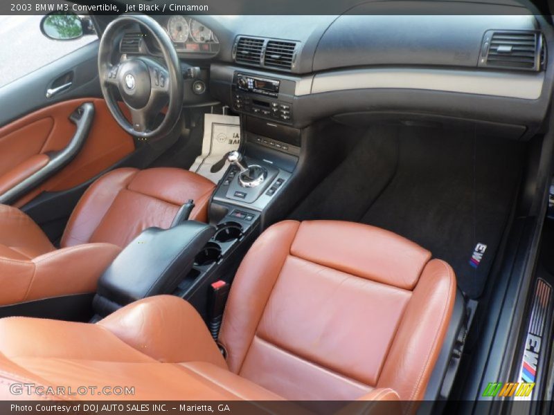 Jet Black / Cinnamon 2003 BMW M3 Convertible