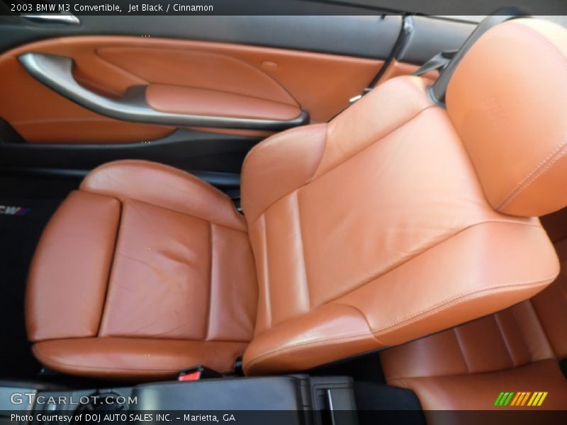 Jet Black / Cinnamon 2003 BMW M3 Convertible