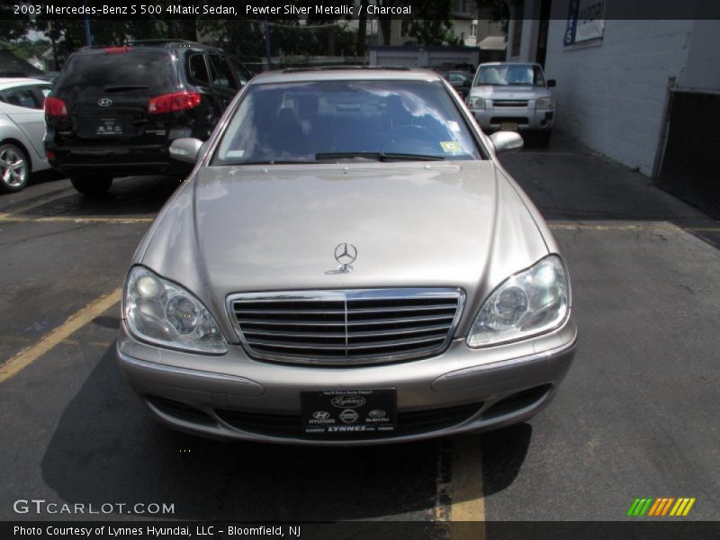 Pewter Silver Metallic / Charcoal 2003 Mercedes-Benz S 500 4Matic Sedan