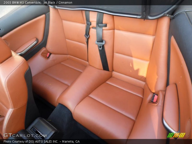 Jet Black / Cinnamon 2003 BMW M3 Convertible