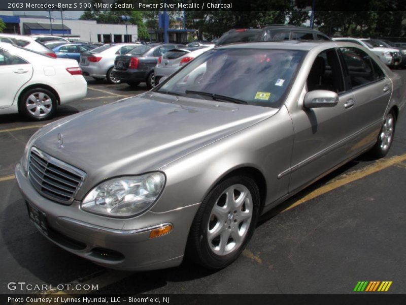 Pewter Silver Metallic / Charcoal 2003 Mercedes-Benz S 500 4Matic Sedan