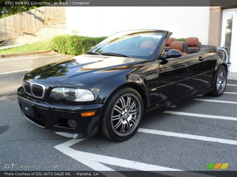 Jet Black / Cinnamon 2003 BMW M3 Convertible