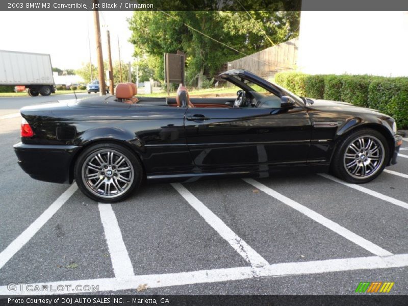 Jet Black / Cinnamon 2003 BMW M3 Convertible