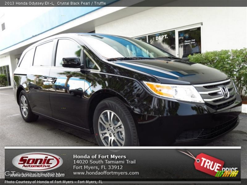 Crystal Black Pearl / Truffle 2013 Honda Odyssey EX-L