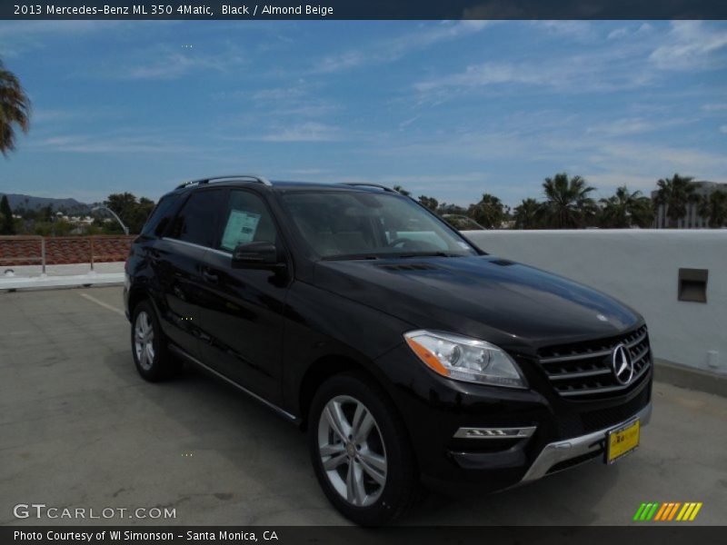 Black / Almond Beige 2013 Mercedes-Benz ML 350 4Matic