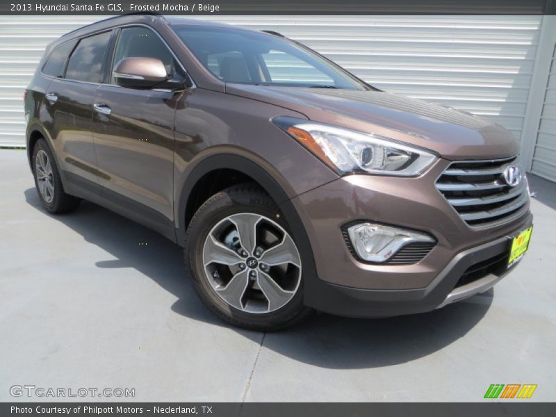 Frosted Mocha / Beige 2013 Hyundai Santa Fe GLS