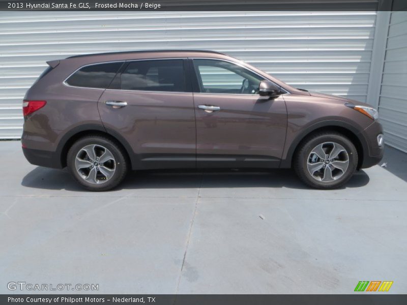 Frosted Mocha / Beige 2013 Hyundai Santa Fe GLS