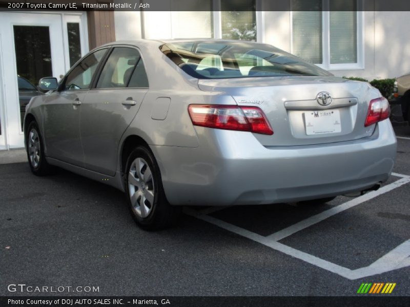 Titanium Metallic / Ash 2007 Toyota Camry LE