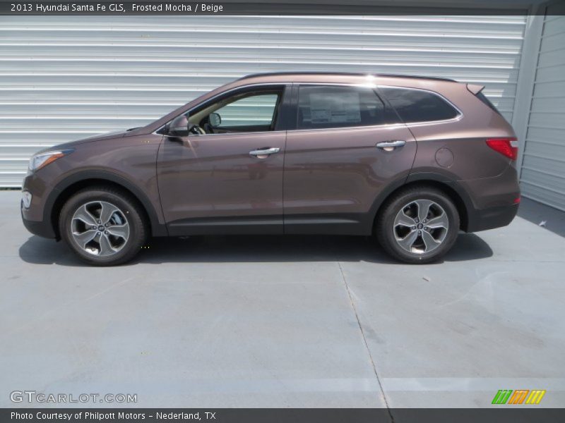 Frosted Mocha / Beige 2013 Hyundai Santa Fe GLS